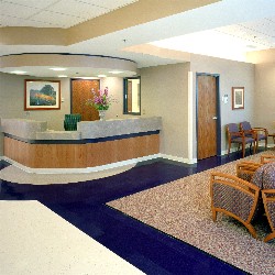 Photo of the lobby of the hospital